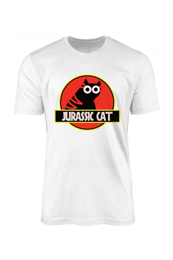 Koszulka Męska Jurassic Cat