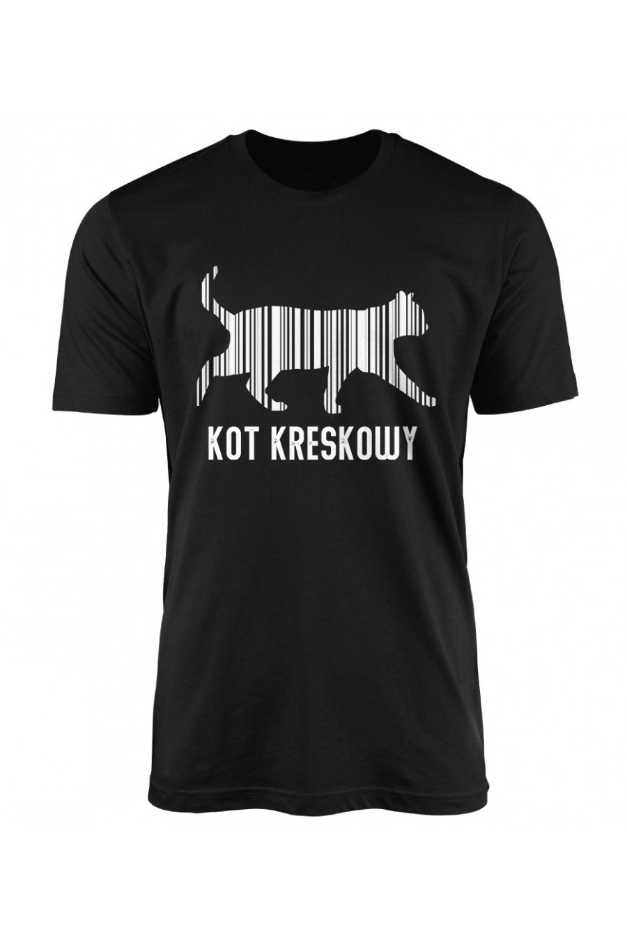 Koszulka Męska Kot Kreskowy