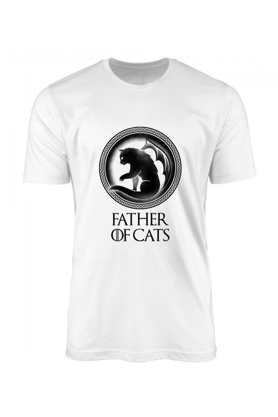 Koszulka Męska Father Of Cats