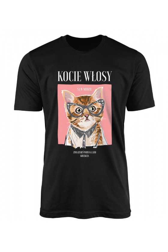 Koszulka Męska Kocie Włosy Są W Modzie