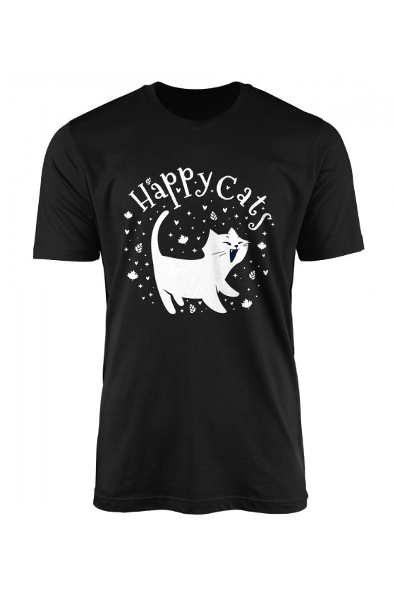 Koszulka Męska Happy Cats