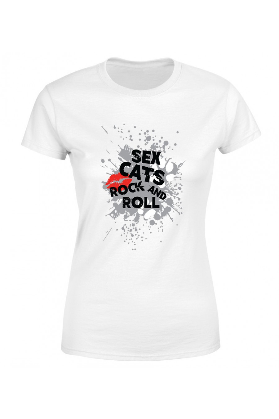 Koszulka Damska Sex Cats Rock And Roll