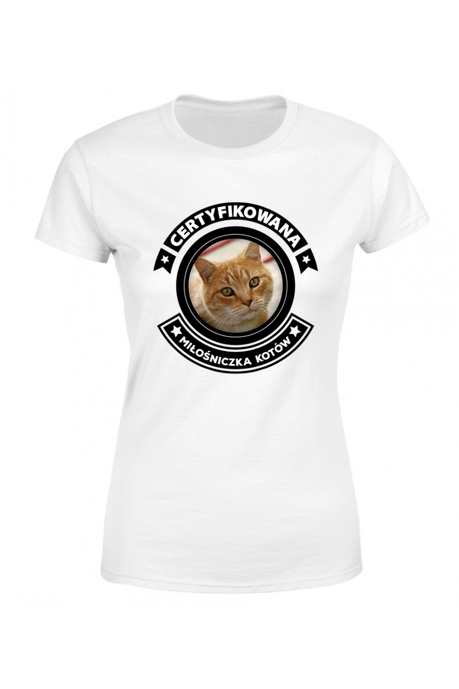 Koszulka Damska Certyfikowana Miłośniczka Kotów