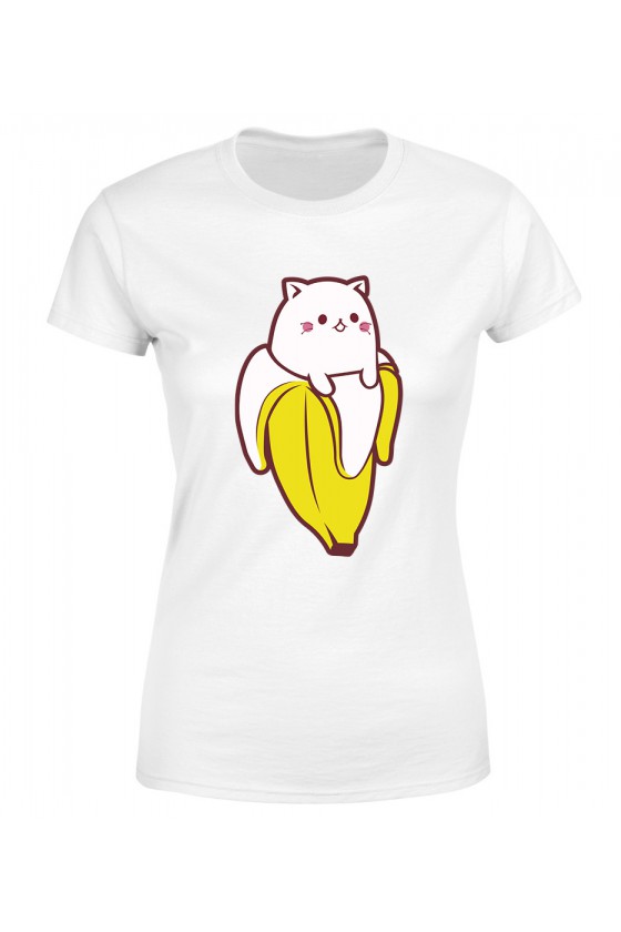 Koszulka Damska Kot Bananowiec