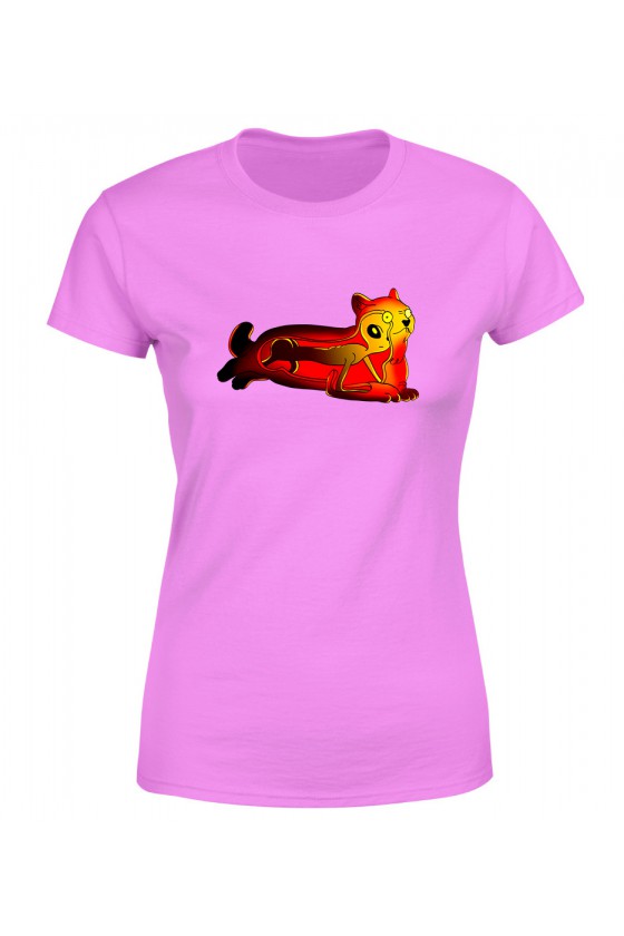 Koszulka Damska Prawdziwe Oblicze Kotów
