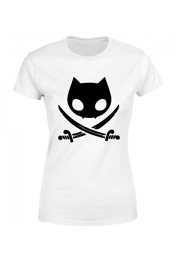 Koszulka Damska Koci Pirat