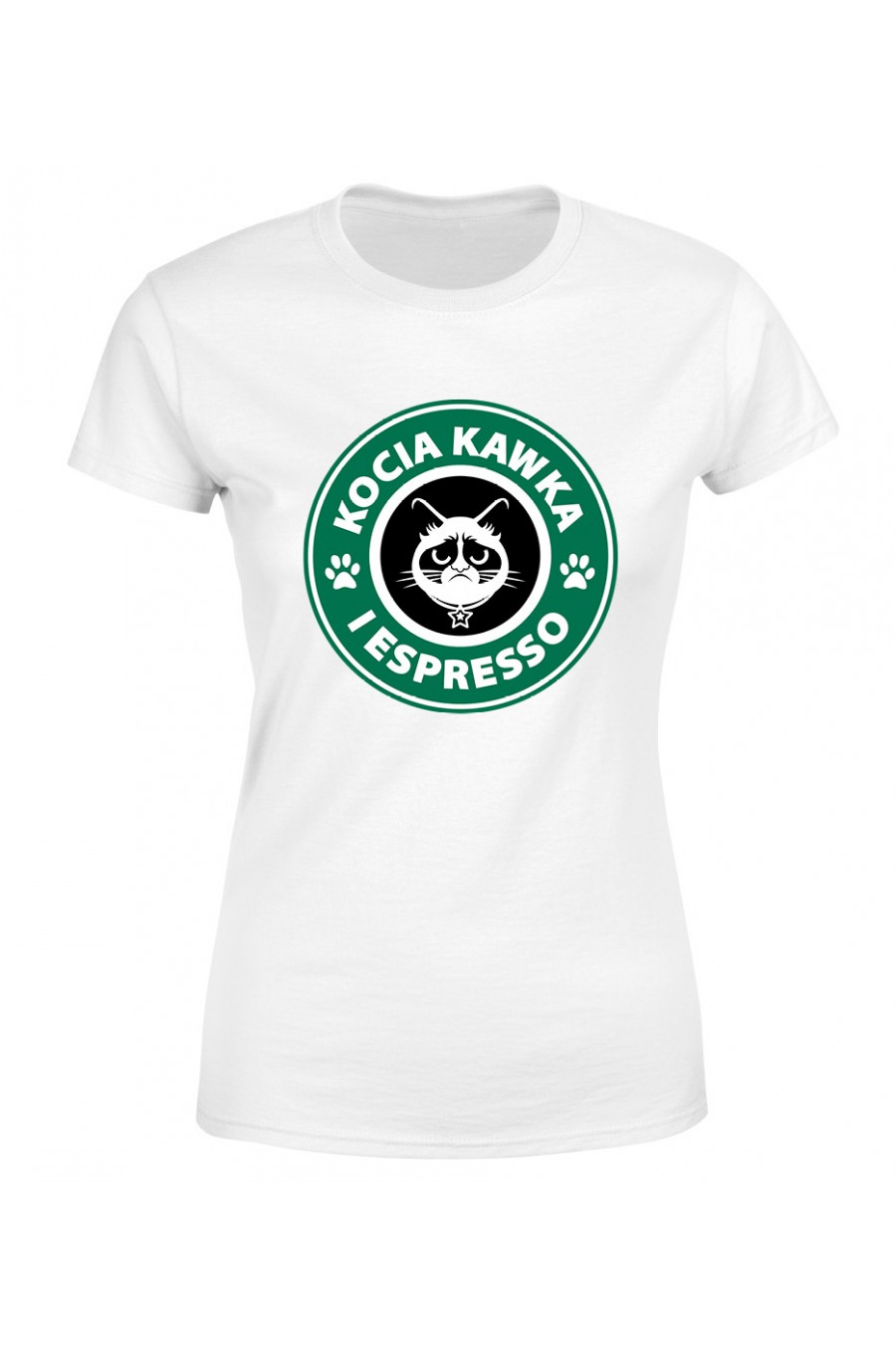 Koszulka Damska Kocia Kawka I Espresso 2