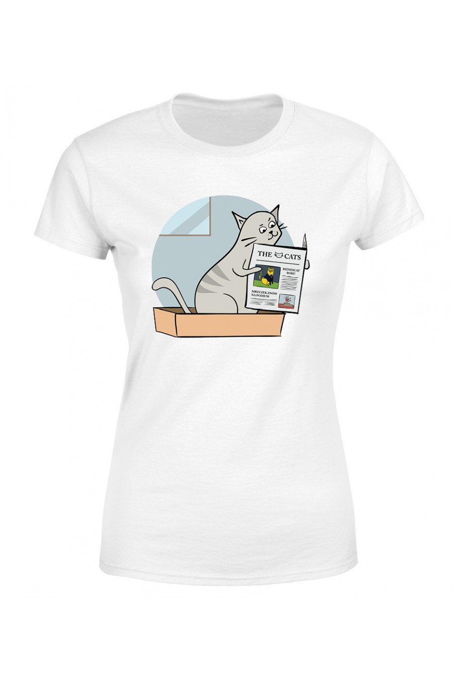 Koszulka Damska Kot W Kuwecie