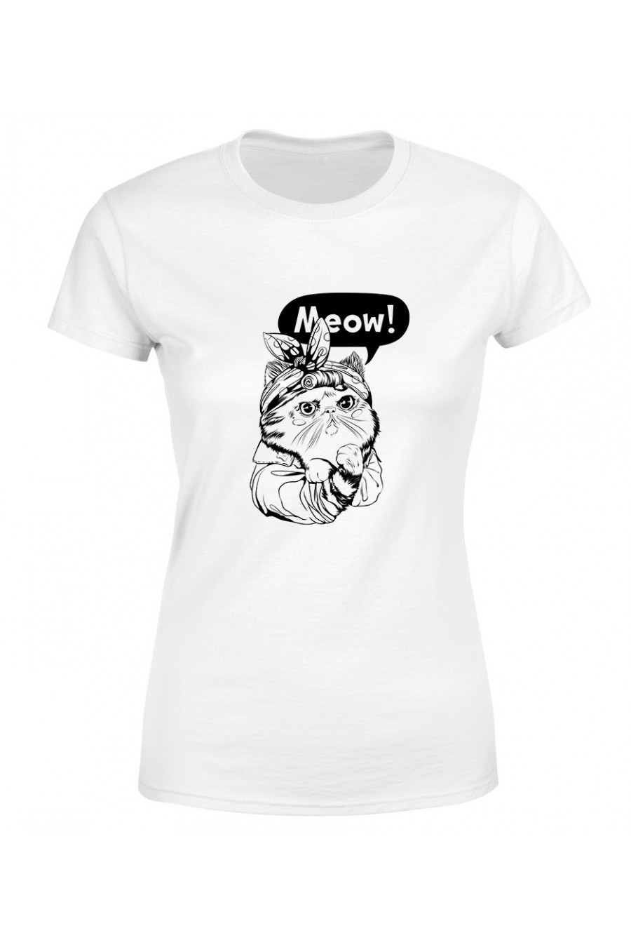 Koszulka Damska Meow!