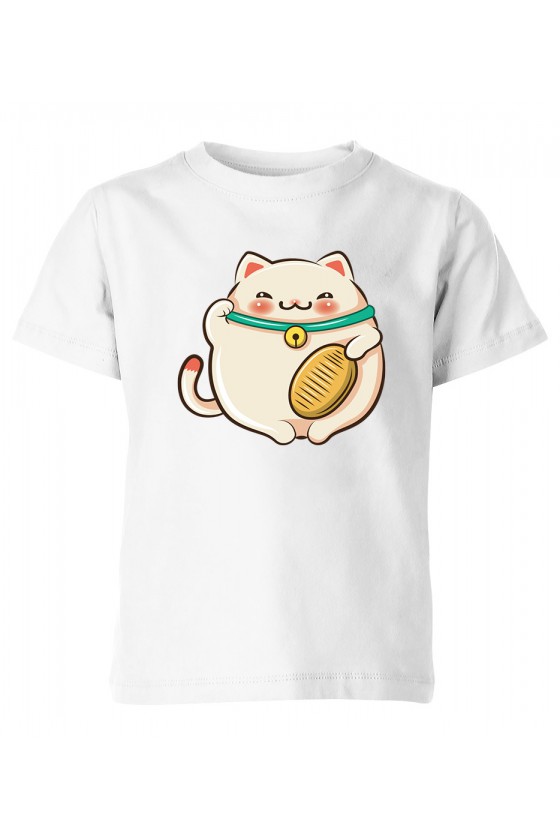 Koszulka Dziecięca Kotek Szczęścia