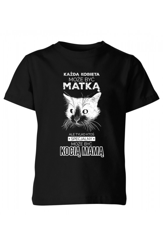 Koszulka Dziecięca Kocia Mama