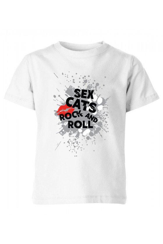 Koszulka Dziecięca Sex Cats Rock And Roll