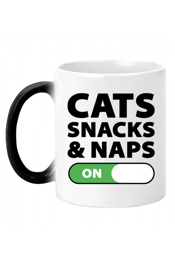 Kubek Magiczny Cats Snacks And Naps