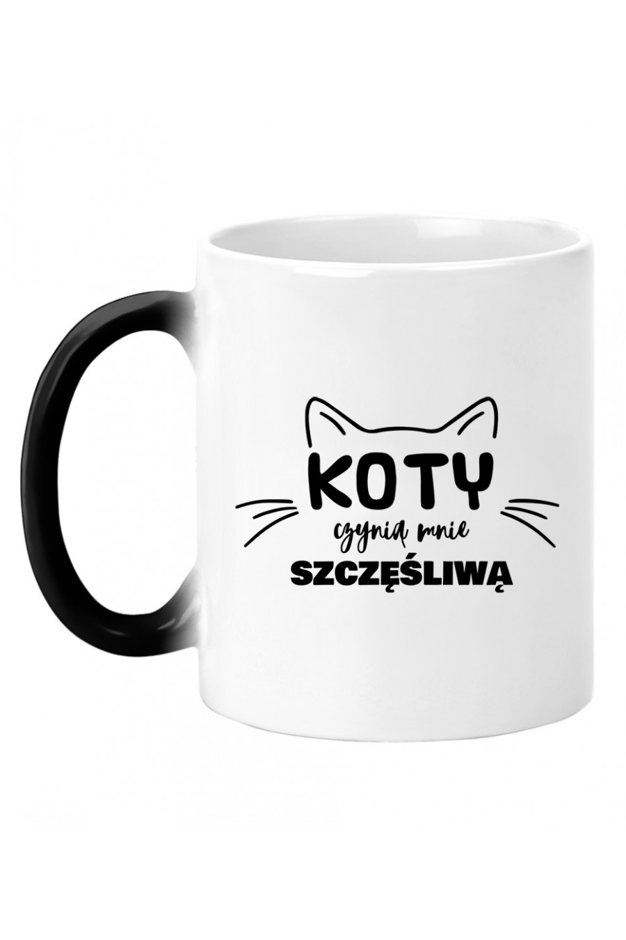 Kubek Magiczny Koty Czynią Mnie Szczęśliwą