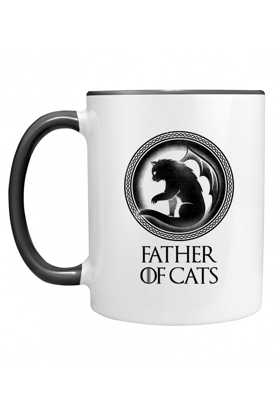 Kubek z Kolorowym Uchem Father Of Cats