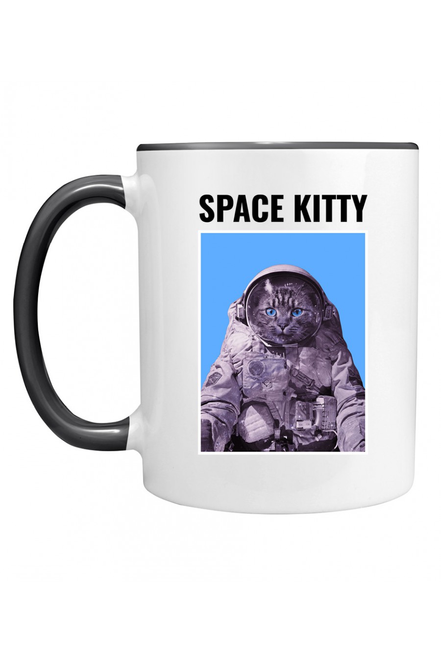 Kubek z Kolorowym Uchem Space Kitty