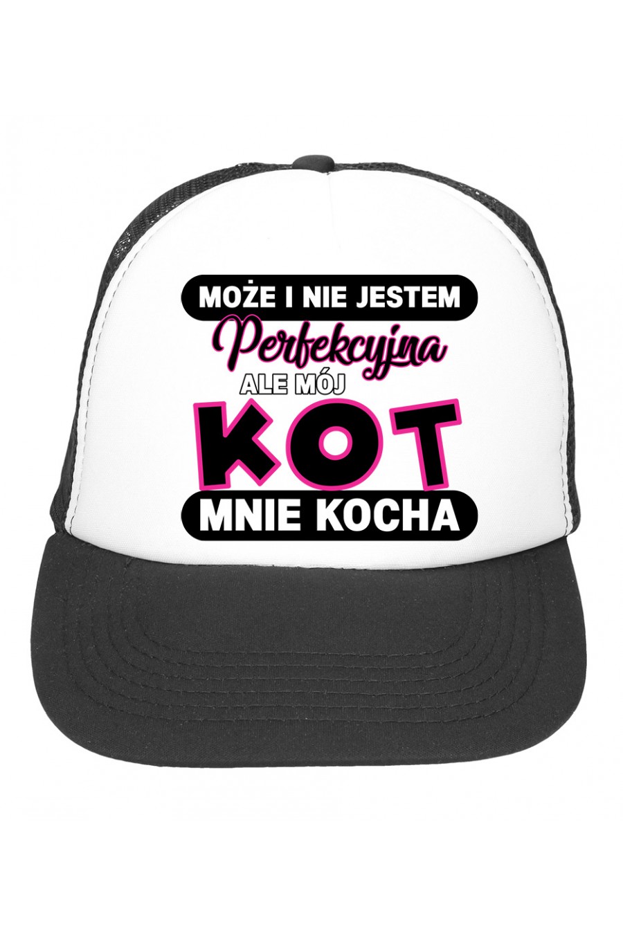 Czapka Z Daszkiem Może Nie Jestem Perfekcyjna Ale Mój Kot Mnie Kocha