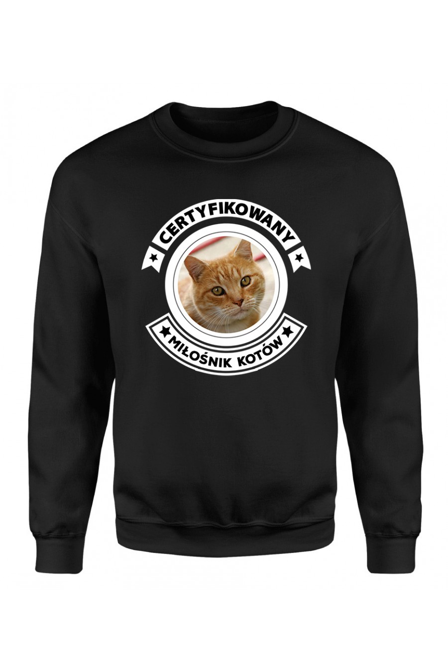Bluza Klasyczna Męska Certyfikowany Miłośnik Kotów