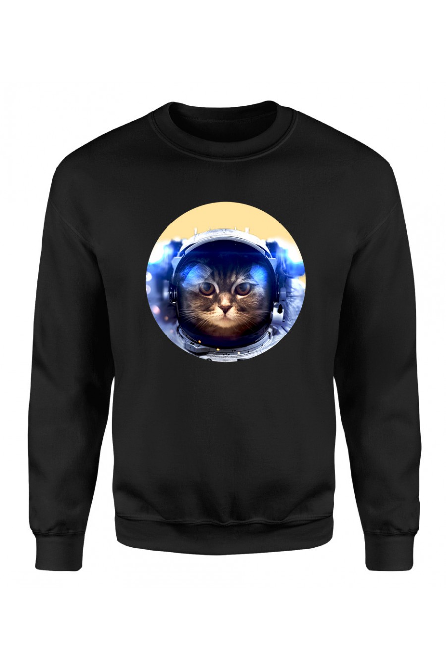 Bluza Klasyczna Męska Kot Astronauta