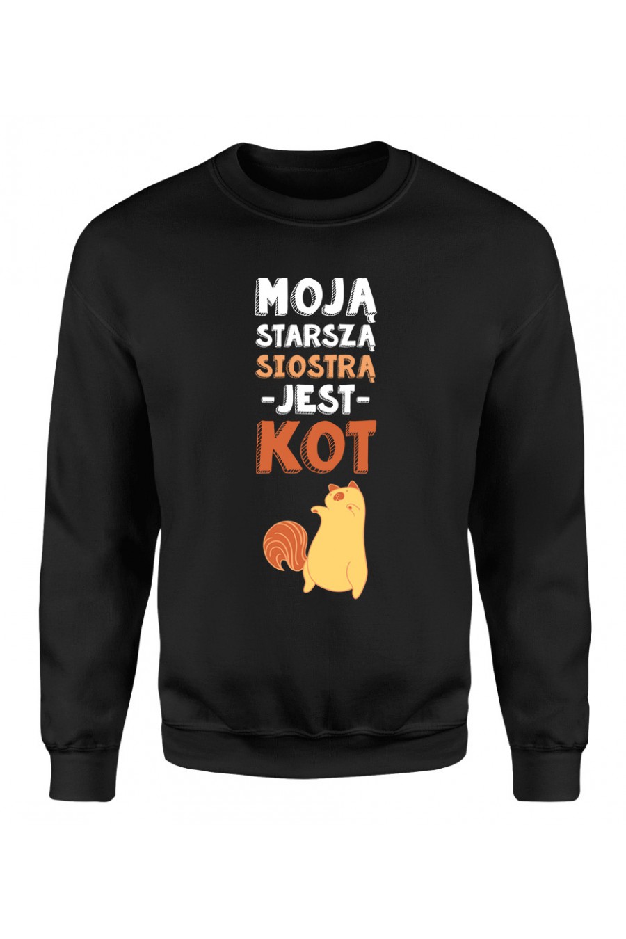 Bluza Klasyczna Męska Moja Starsza Siostra To Kot