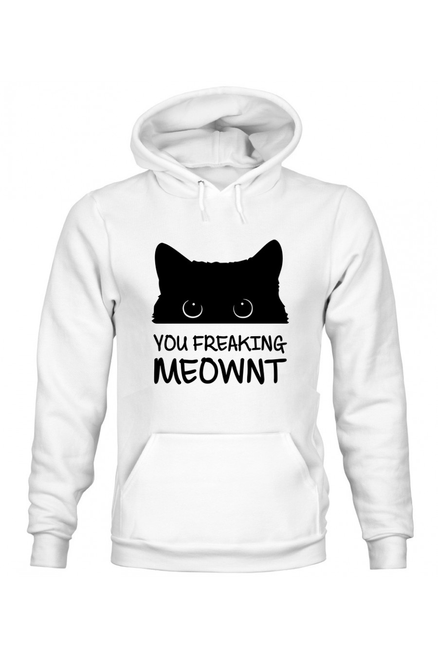 Bluza z Kapturem Męska You Freaking Meownt