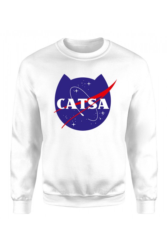 Bluza Klasyczna Damska Catsa Kosmiczny Kot