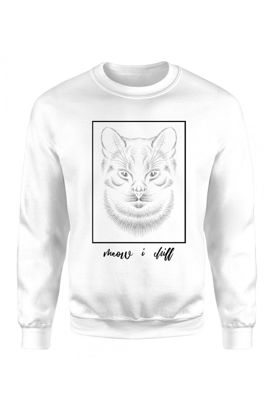 Bluza Klasyczna Damska Meow And Chill