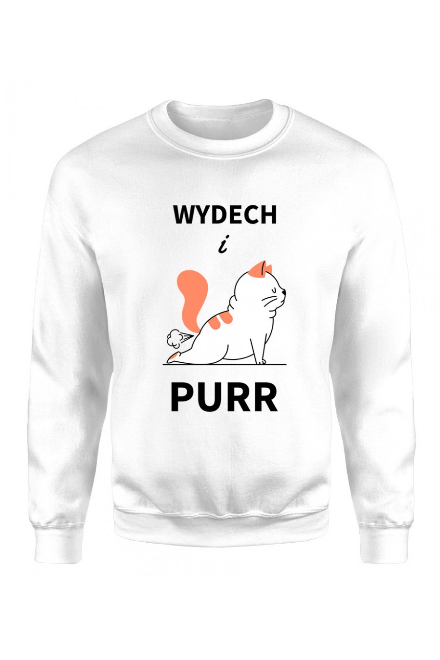 Bluza Klasyczna Damska Wydech I Purr