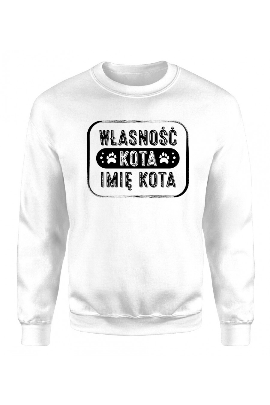 Bluza Klasyczna Damska Własność Twojego Kota Imię Kota