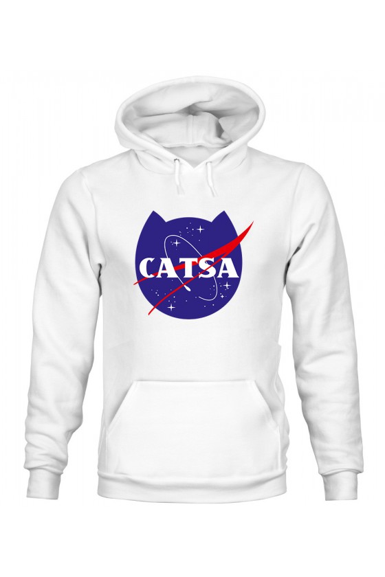 Bluza z Kapturem Damska Catsa Kosmiczny Kot