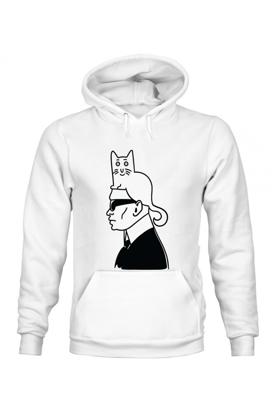 Bluza z Kapturem Damska Karl Cat