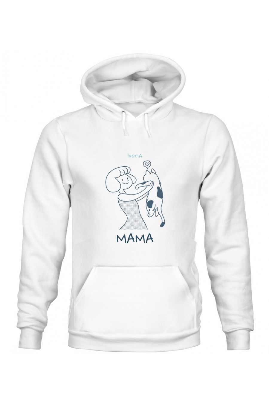 Bluza z Kapturem Damska Kocia Mama 3