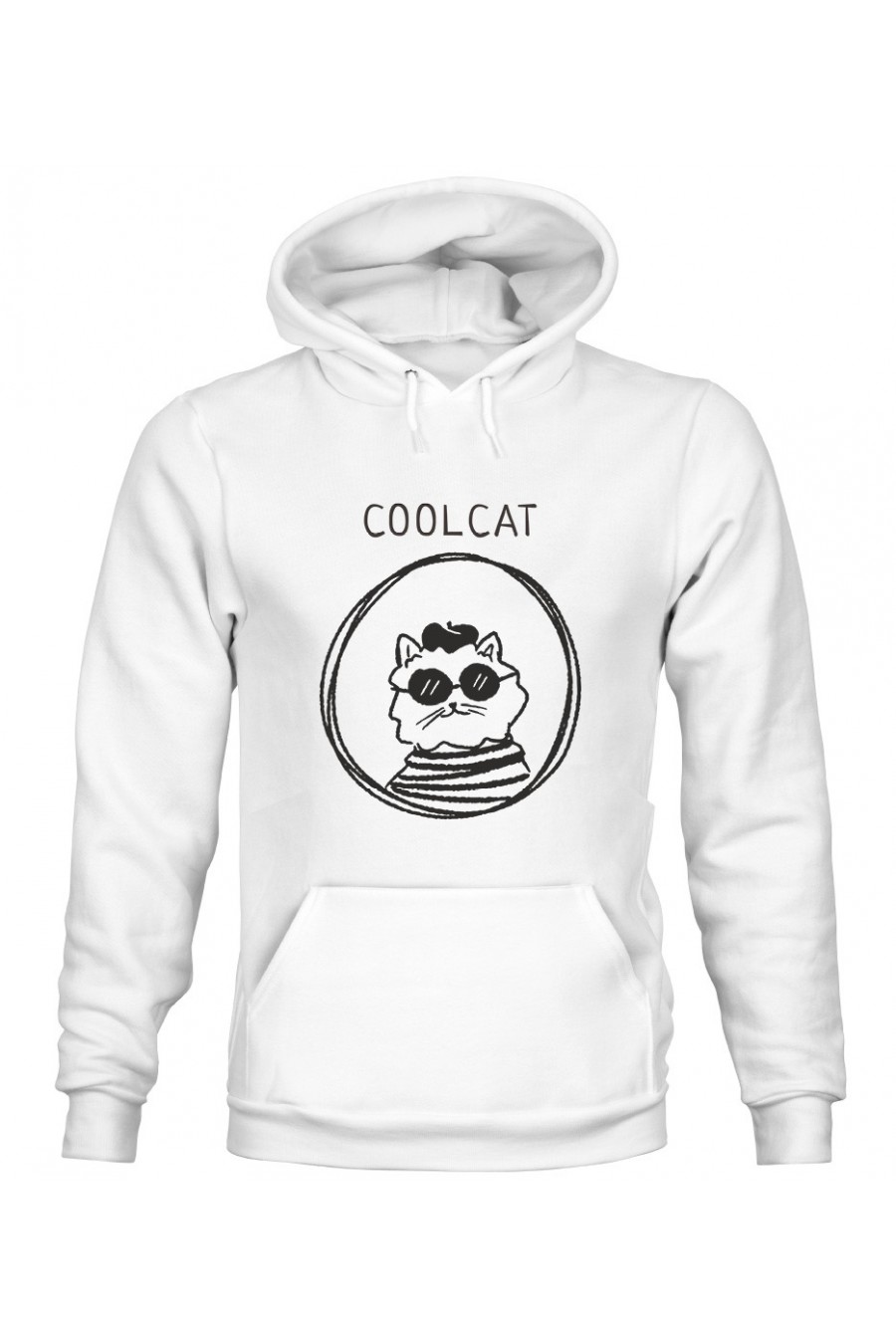 Bluza z Kapturem Damska Cool Cat