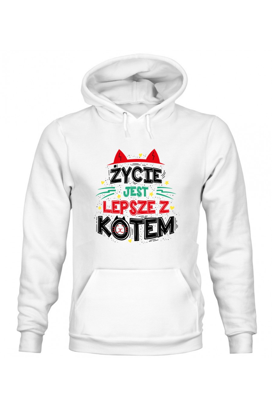 Bluza z Kapturem Damska Lepsze życie