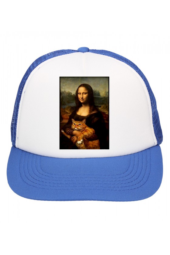 Czapka Z Daszkiem Mona Lisa Z Kotem