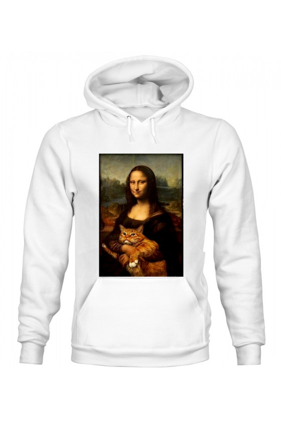 Bluza z Kapturem Damska Mona Lisa Z Kotem